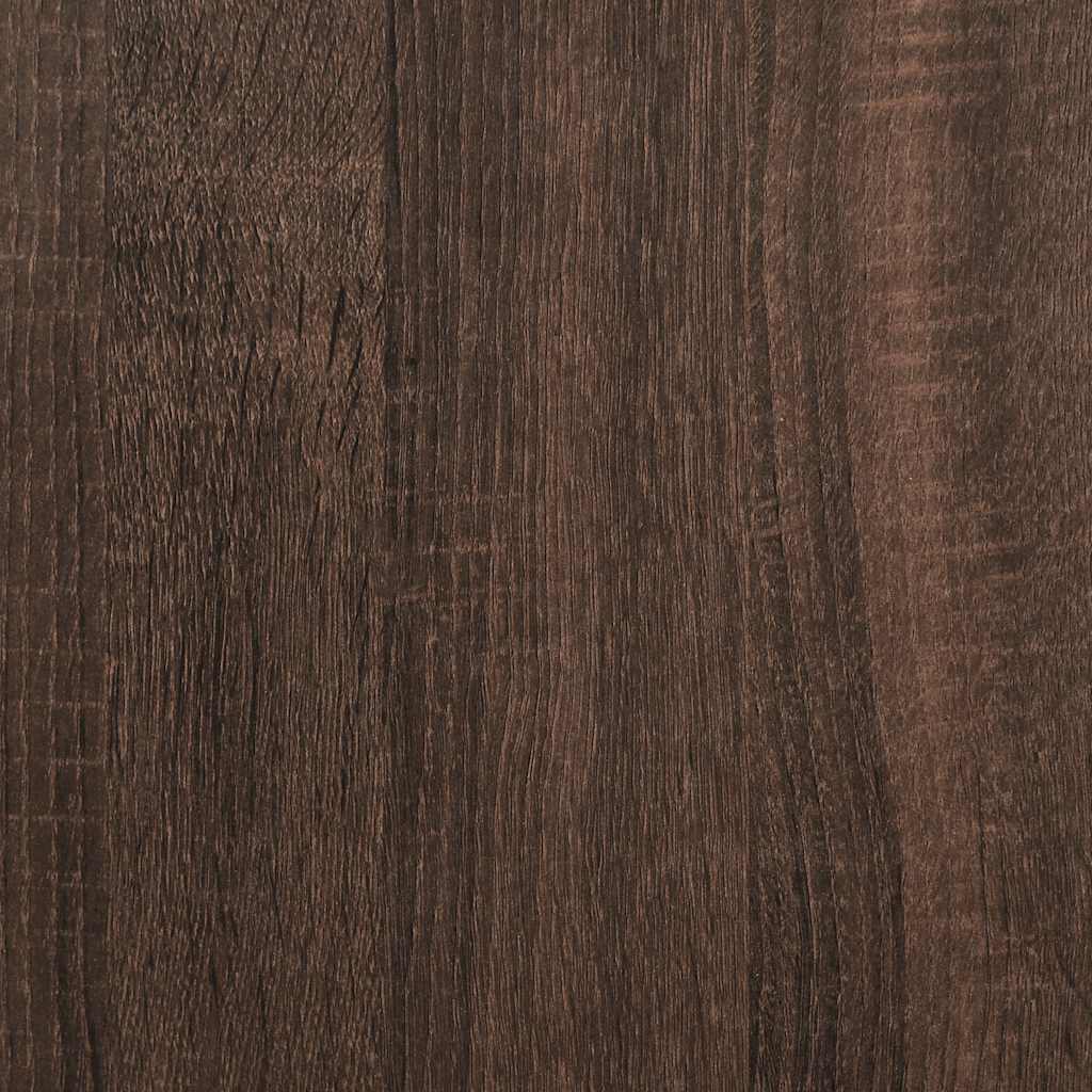 Highboard Braun Eichen-Optik 40x42,5x124 cm Holzwerkstoff